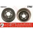 TRW DB4341 - Tambour de frein