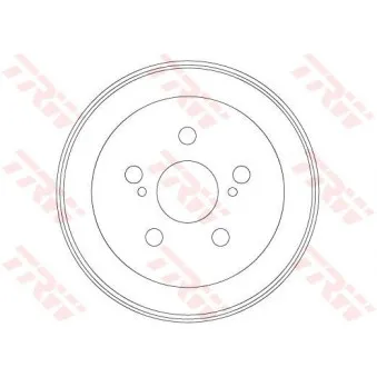 Tambour de frein TRW OEM 4243132121