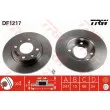 TRW DF1217 - Jeu de 2 disques de frein avant
