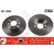 TRW DF1608 - Jeu de 2 disques de frein avant