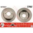 TRW DF2657 - Jeu de 2 disques de frein avant