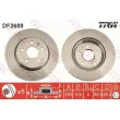 TRW DF2688 - Jeu de 2 disques de frein arrière
