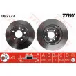 TRW DF2773 - Jeu de 2 disques de frein arrière