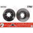 TRW DF2787 - Jeu de 2 disques de frein arrière