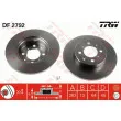 TRW DF2792 - Jeu de 2 disques de frein avant
