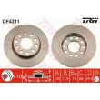 TRW DF4211 - Jeu de 2 disques de frein arrière