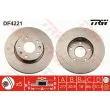Jeu de 2 disques de frein avant TRW [DF4221]