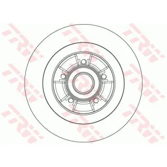 Jeu de 2 disques de frein arrière TRW OEM 8200736267
