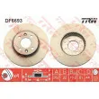 TRW DF6693 - Jeu de 2 disques de frein avant