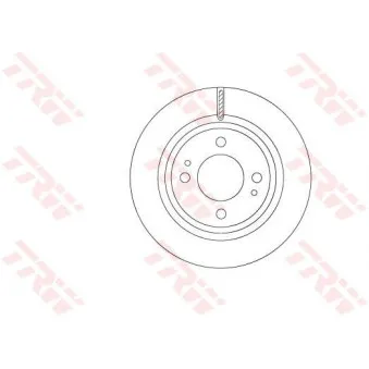 TRW DF6908 - Jeu de 2 disques de frein avant