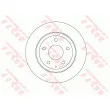 TRW DF8115 - Jeu de 2 disques de frein arrière