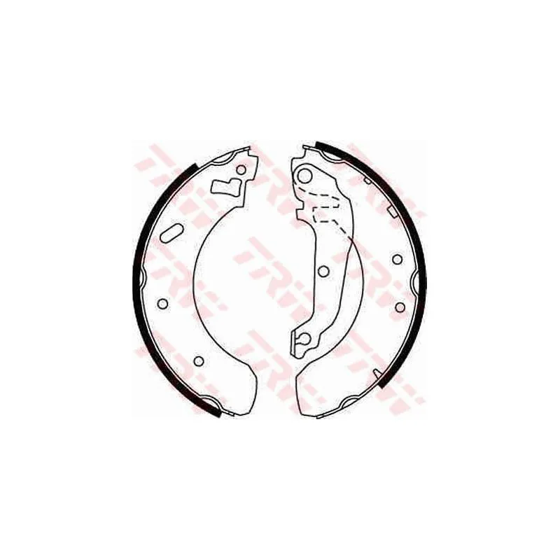 Jeu de mâchoires de frein TRW GS6215 - Visuel 1