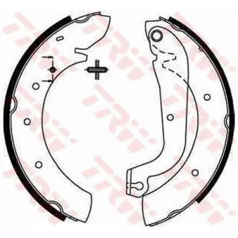 Jeu de mâchoires de frein TRW OEM 4241H9