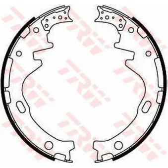 Jeu de mâchoires de frein TRW OEM 4406021G25