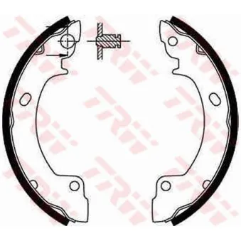 TRW GS8552 - Jeu de mâchoires de frein