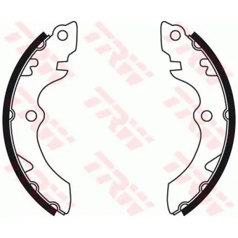 Jeu de mâchoires de frein, frein de stationnement TRW GS8735 pour KIA RIO 1.3 - 64cv