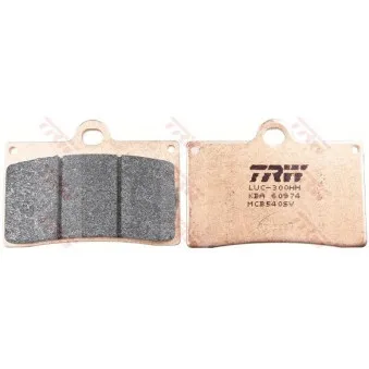 Jeu de 2 plaquettes de frein avant TRW MCB540SV