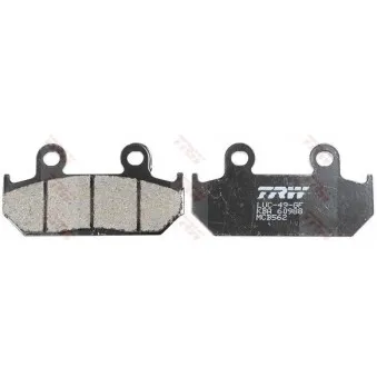 Jeu de 2 plaquettes de frein avant TRW MCB562 pour HONDA CBR CBR 600 F - 98cv