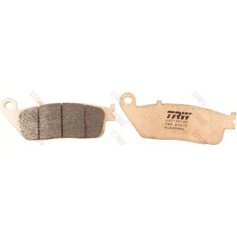 TRW MCB599SH - Jeu de 2 plaquettes de frein arrière