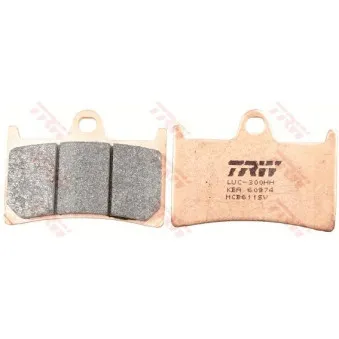 Jeu de 2 plaquettes de frein avant TRW MCB611SV
