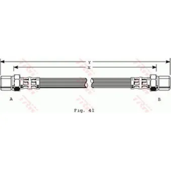 TRW PHA138 - Flexible de frein