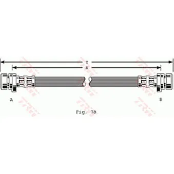 Flexible de frein TRW OEM 46430SA5013