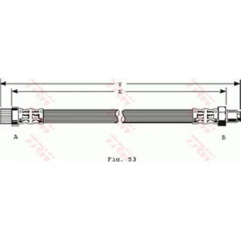 Flexible de frein TRW OEM 480648