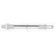 TRW PHC209 - Flexible de frein