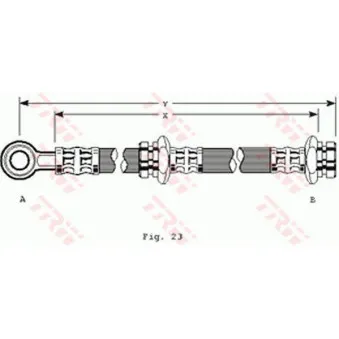 Flexible de frein TRW OEM 4621001B00