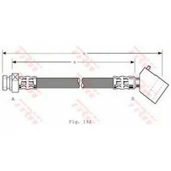 Flexible de frein TRW PHD132