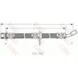 TRW PHD371 - Flexible de frein