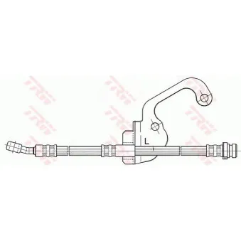 Flexible de frein TRW OEM 58733H1000