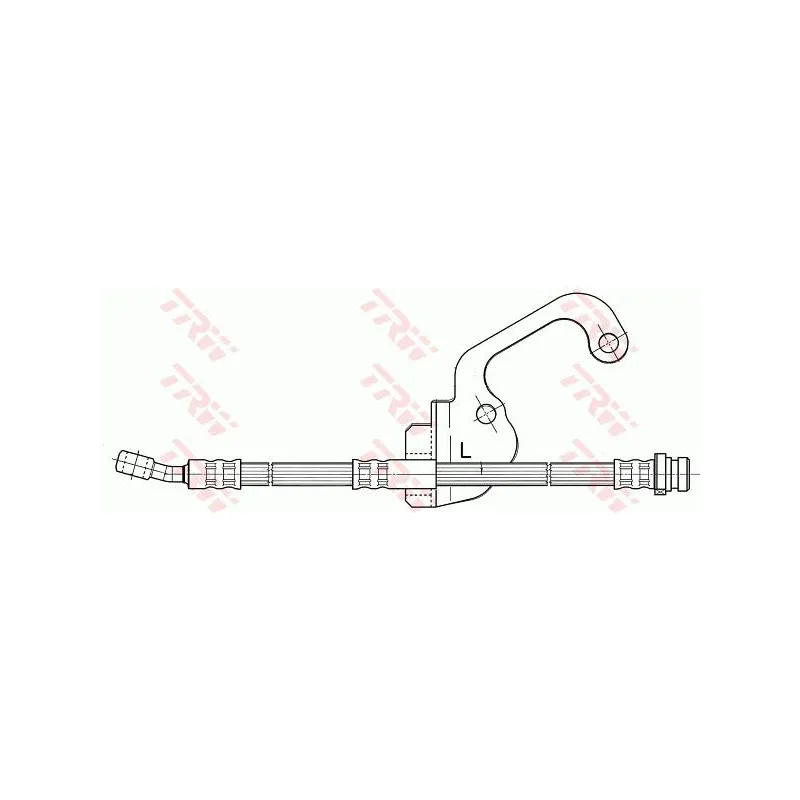 Flexible de frein TRW PHD506 - Visuel 1