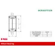 FAG 713 6109 10 - Roulement de roue arrière