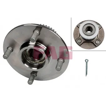 Roulement de roue arrière FAG 713 6134 40