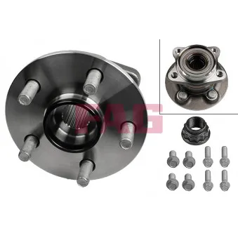 Roulement de roue arrière FAG 713 6212 60