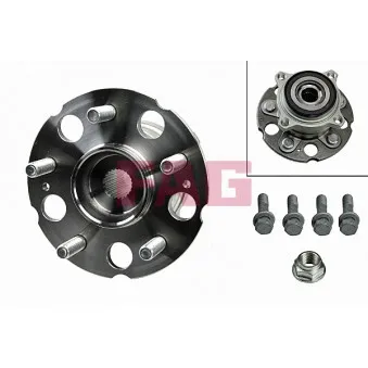 Roulement de roue arrière FAG 713 6271 20 pour HONDA CR-V 1.6 i-DTEC 4WD - 160cv