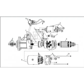 Démarreur REMY [8200072]