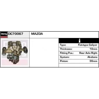 Étrier de frein REMY DC70067