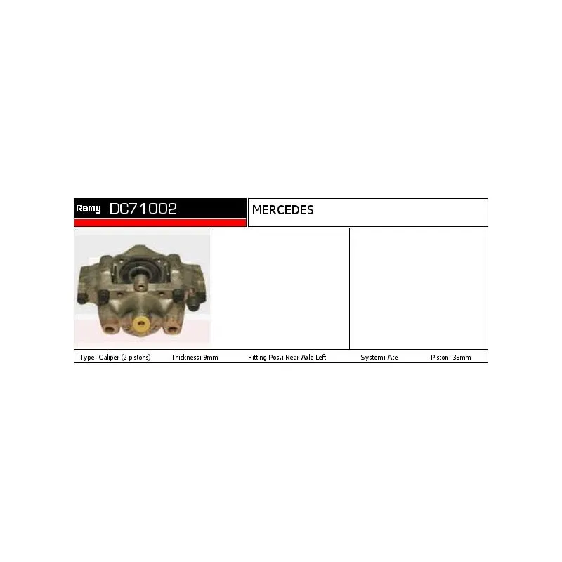 Étrier de frein REMY DC71002 - Visuel 1