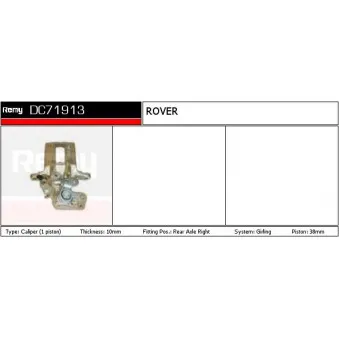Étrier de frein REMY OEM GBC128
