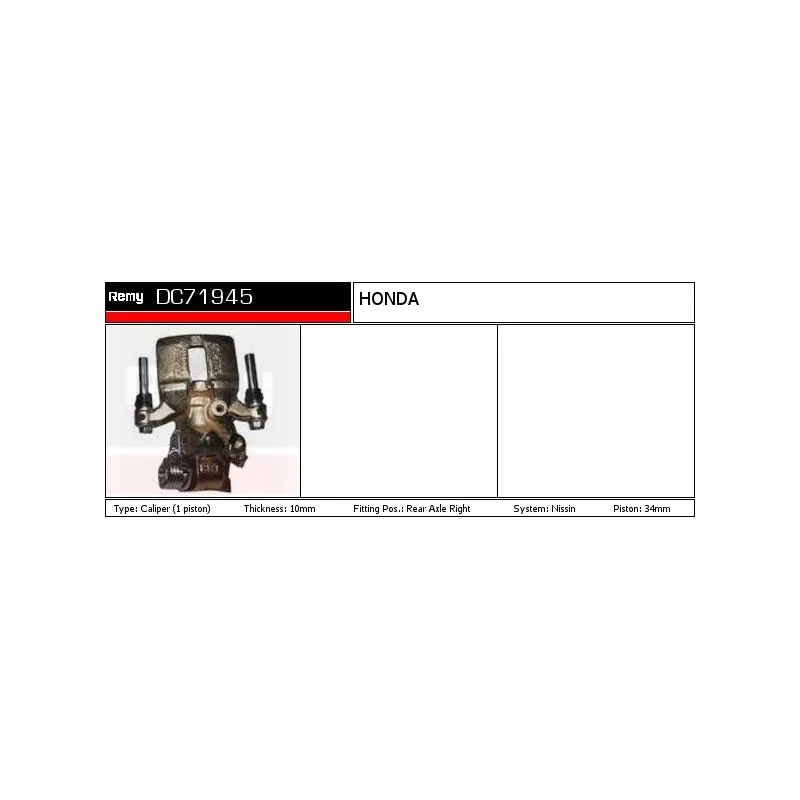 Étrier de frein REMY DC71945 - Visuel 1