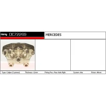 Étrier de frein REMY OEM 4209383