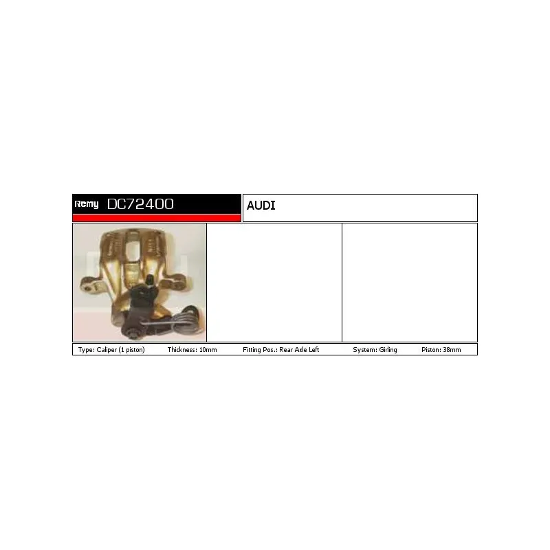 Étrier de frein REMY DC72400 - Visuel 1