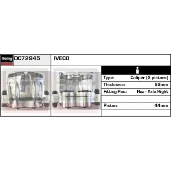 Étrier de frein REMY OEM 42536175
