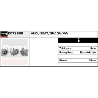 Étrier de frein REMY OEM 6R0615423