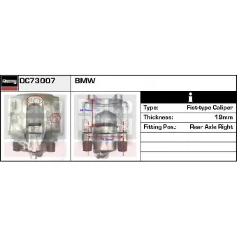 Étrier de frein REMY OEM SOB000040