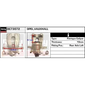 Étrier de frein REMY OEM 93170598