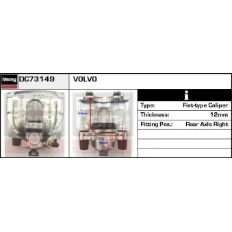 Étrier de frein REMY OEM 8251313