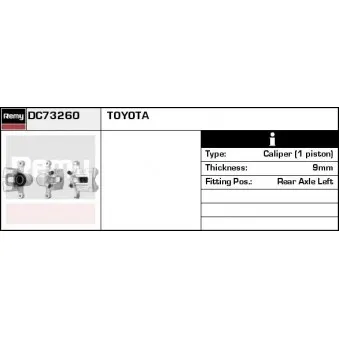 Étrier de frein REMY OEM 4775002110